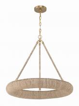 Crystorama OAK-7536-SG - Oakley Integrated LED Soft Gold Chandelier