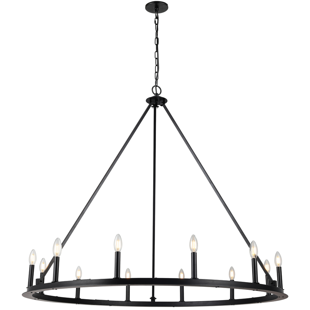 12LT Incandescent Chandelier, MB