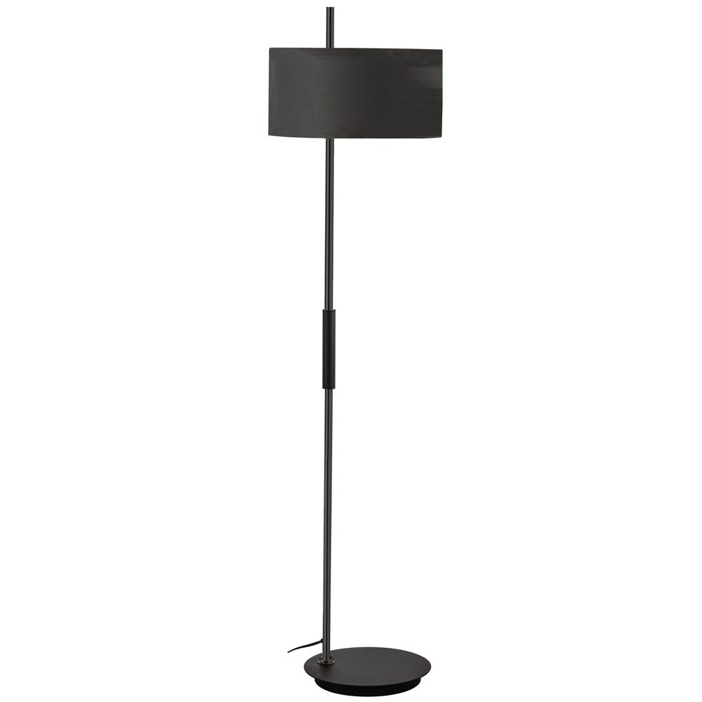 1LT Incandescent Floor Lamp, MB w/ BK Shade