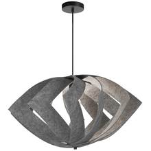 Dainolite RTM-301P-MB-500 - 1LT Incandescent Pendant, MB w/ GRY Shade