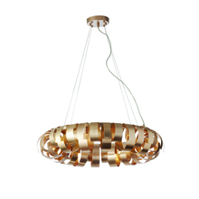 Dainolite HAR-236P-CHN - 6LT Pendant, Champagne Finish