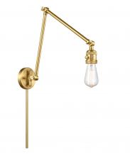 Innovations Lighting 238-SG-LED - Bare Bulb - 1 Light - 5 inch - Satin Gold - Swing Arm