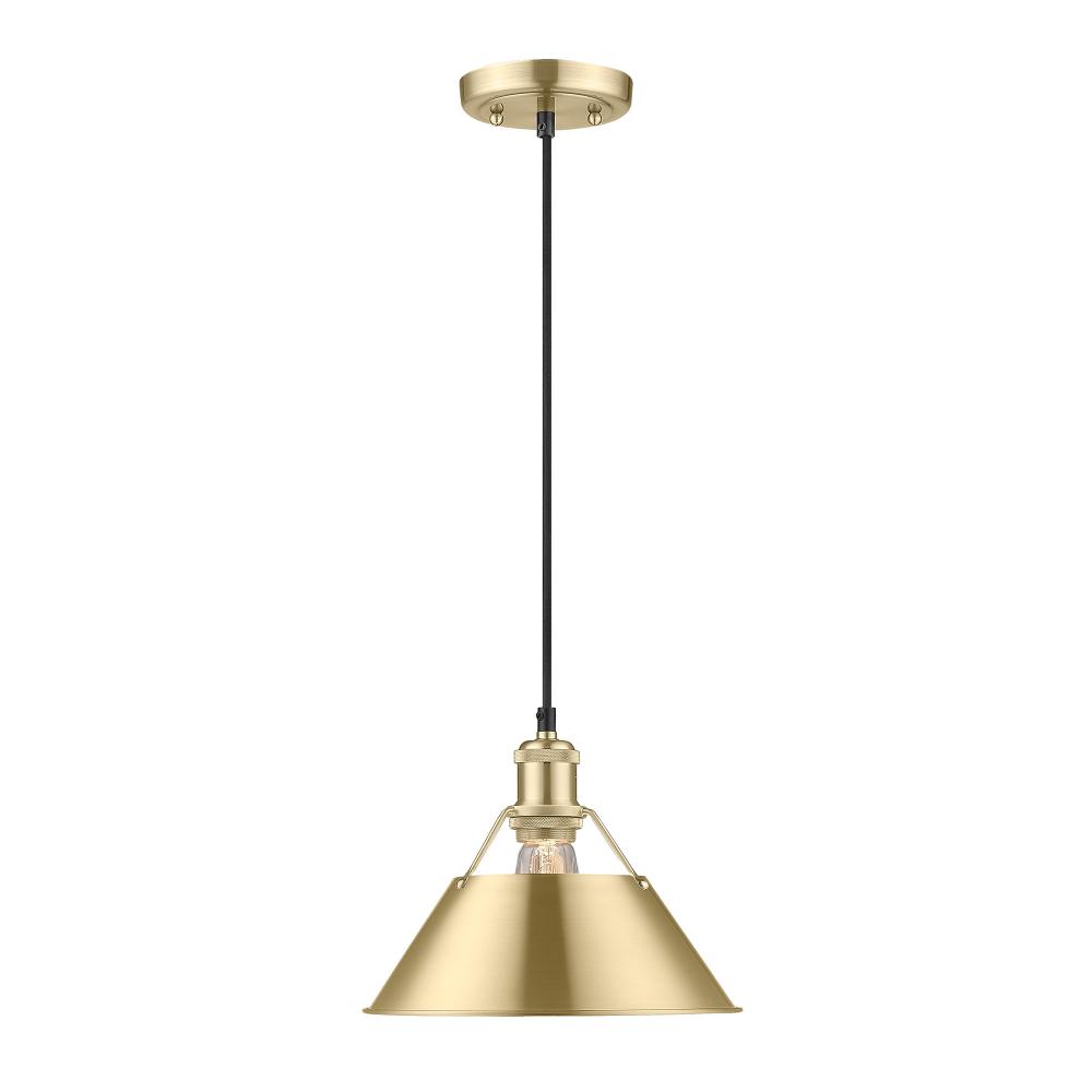 Orwell BCB Medium Pendant - 10 in Brushed Champagne Bronze with Brushed Champagne Bronze shade