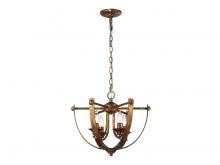 Golden Canada 0815-4P HG - Victoria 4-Light Pendant in Heirloom Gold