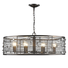 Golden Canada 1998-8 EBB - Bijoux 8 Light Chandelier in Brushed Etruscan Bronze