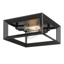 Golden Canada 2073-FM BLK - Smyth Flush Mount in Matte Black