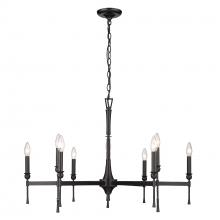 Golden Canada 3509-9 BLK - Landon 9 Light Chandelier in Matte Black