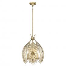 Golden Canada 6930-3P VFG - Cay 3 Light Pendant in Vintage Fired Gold