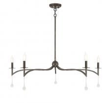 Savoy House Canada 1-1099-5-183 - Laramie 5-Light Chandelier in Chelsea Walnut