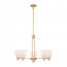 Savoy House Canada 1-7265-5-322 - Kohlman 5-Light Chandelier in Warm Brass