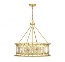 Savoy House Canada 7-1947-8-260 - Daintree 8-Light Pendant in True Gold