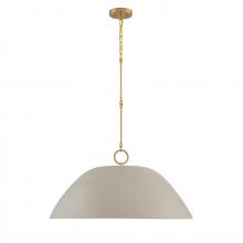 Savoy House Canada 7-2918-1-156 - Alta 1-Light Pendant in Concrete and Brass