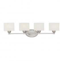 Savoy House Canada 8-890-4-SN - Kane 4-Light Bathroom Vanity Light in Satin Nickel