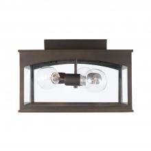  946731OZ - 3 Light Outdoor Flush