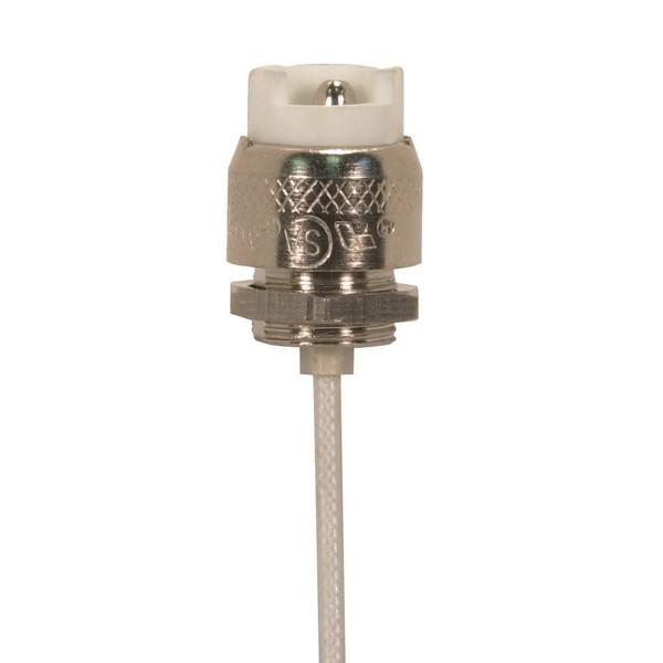 Porcelain Halogen Socket; R7S Base; 18" SF-1 200C Leads; Halogen Socket; 7/8" Length; 1000W;