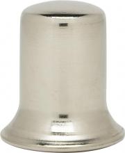 Satco Products Inc. 90/2454 - Steel Finial; 1/4-27; 1" Diameter; Nickel Plated