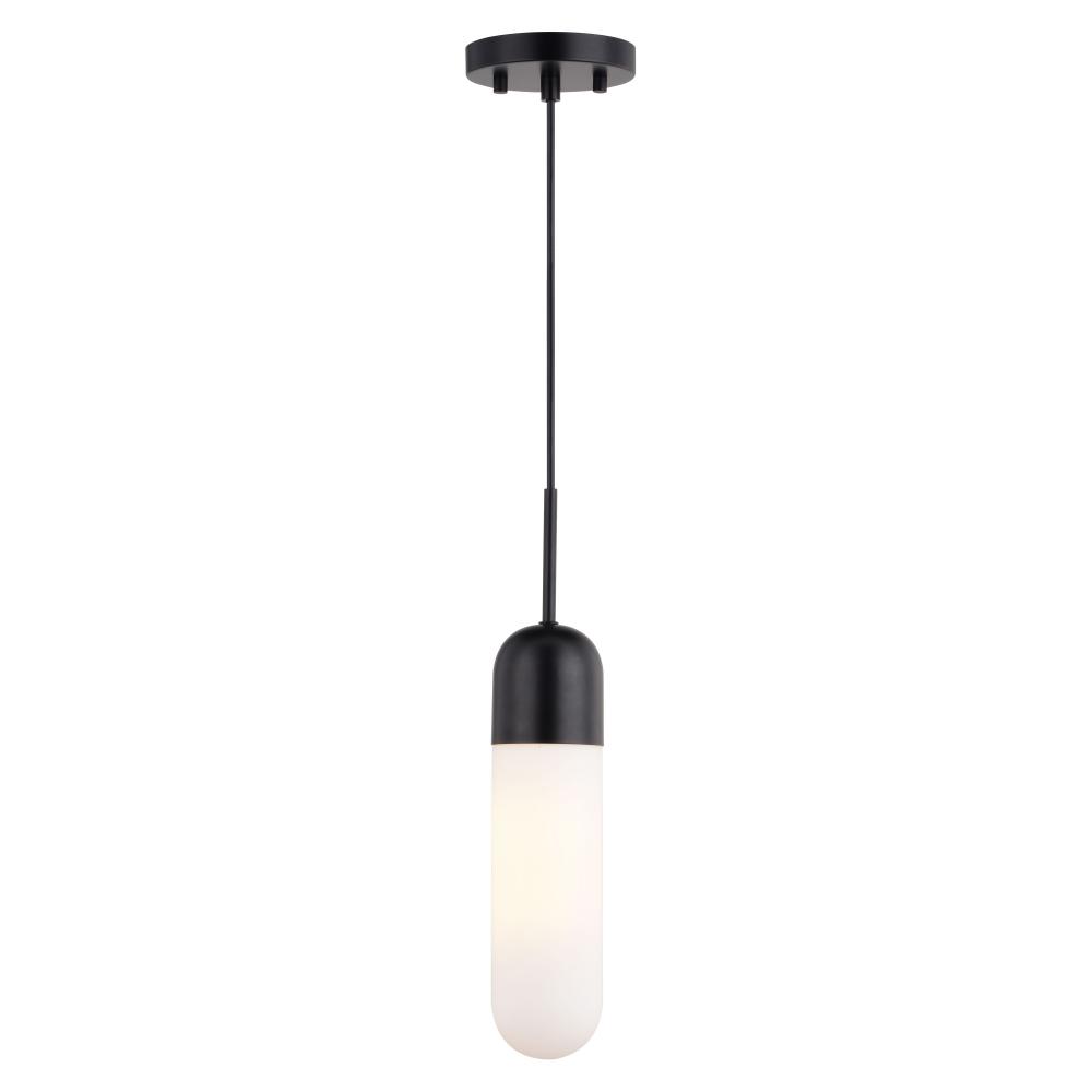 Thalia 4.75-in. 1 Light Mini Pendant Matte Black