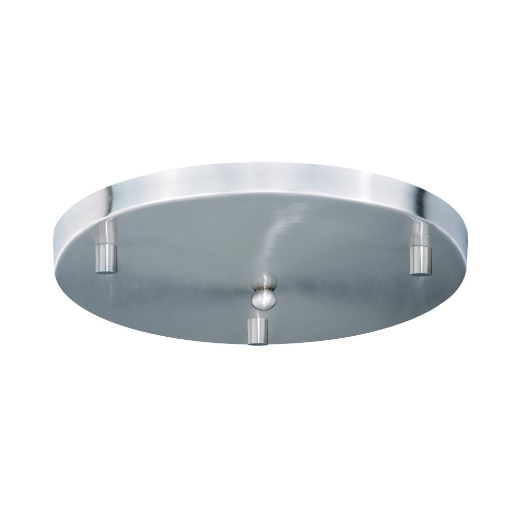 11.75-in Canopy Kit Mini Pendant Holder 3L Satin Nickel