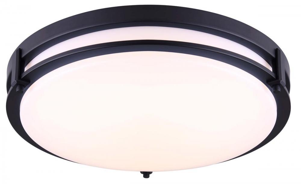 Gilda LED Integrated Flush Mount Light, Black Finish