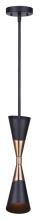 Canarm IPL1073A01BKG - Emlen 1 Light Pendant, Black Finish