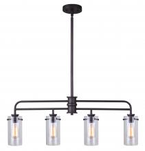 Canarm IPL679A04ORB - Albany 4 Light Pendant, Bronze Finish