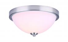 Canarm IFM765A13BN - NOAH, 2 Lt Flush Mount, Flat Opal Glass, 60W Type A, 12.75" W x 6.125" H