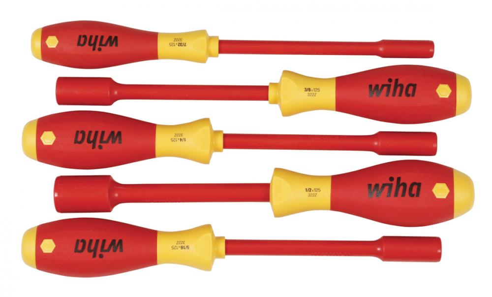 Insulated Nut Driver 5 Piece Inch Set