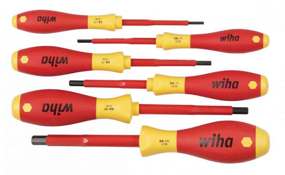 Insulated Hex Metric Screwdriver 6 Piece Set