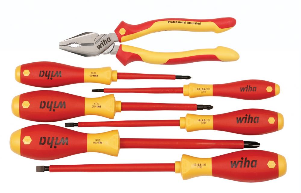 Insulated Lineman's Pliers & Drivers Set