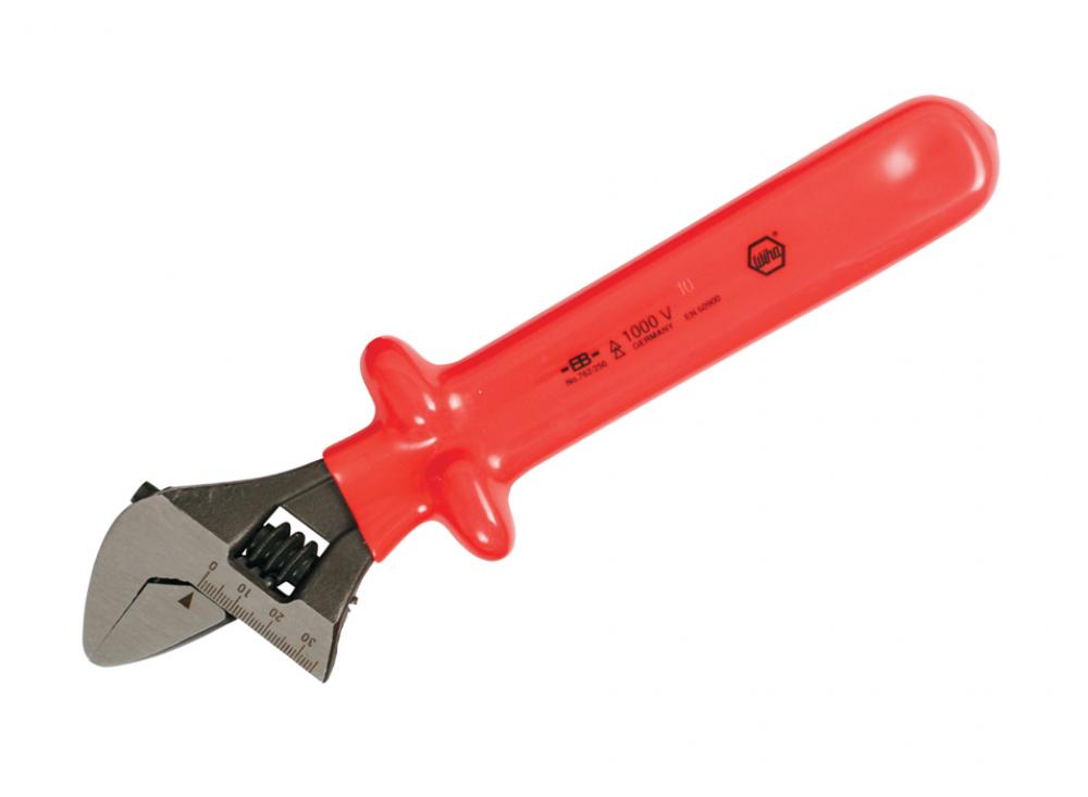 Insulated Adjustable Wrench 8"