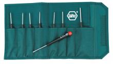 Wiha 26799 - Precision Torx® Screwdriver 8 Piece Set T3-T10 in Canvas Pouch