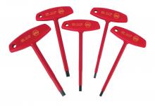 Wiha 33478 - Insulated T-Handle Hex Metric 5 Piece Set