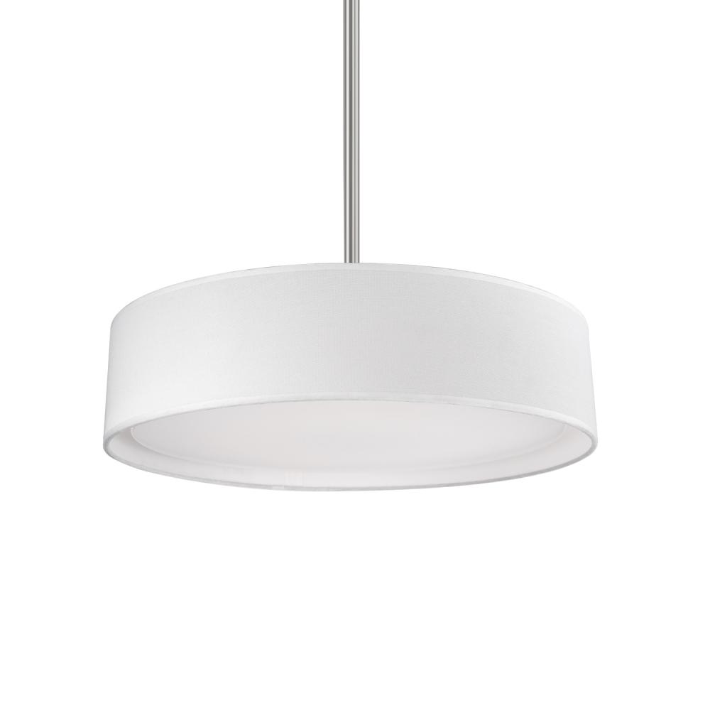 Dalton 16-in White LED Pendant