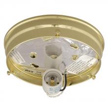 Galaxy Lighting 810208PB-H - Utility Flush Mount Holder - Polished Brass