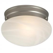 Galaxy Lighting 810308PT - Flush Mount - Pewter w/ Marbled Glass