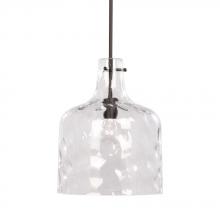 Galaxy Lighting 926384BK - 1L Mini-Pendant BK with 6",12" & 18" Ext. Rods and Swivel