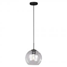 Galaxy Lighting 926454BK - 1L Mini-Pendant BK