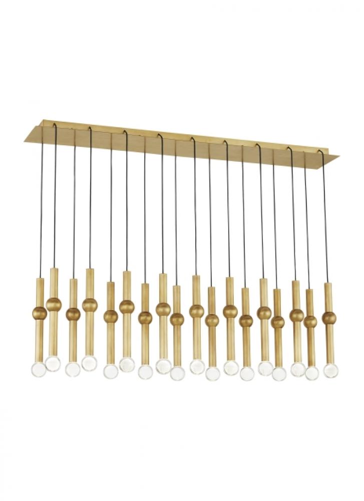 Guyed 18 Light Chandelier