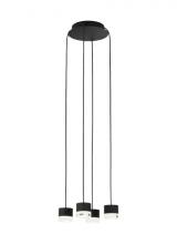 Visual Comfort & Co. Modern Collection 700TRSPGBL4RB-LED930 - Gable 4 Light Chandelier