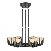 Alora Lighting CH362627UBAR-UNV - Colette 27-in Urban Bronze/Alabaster LED Chandelier