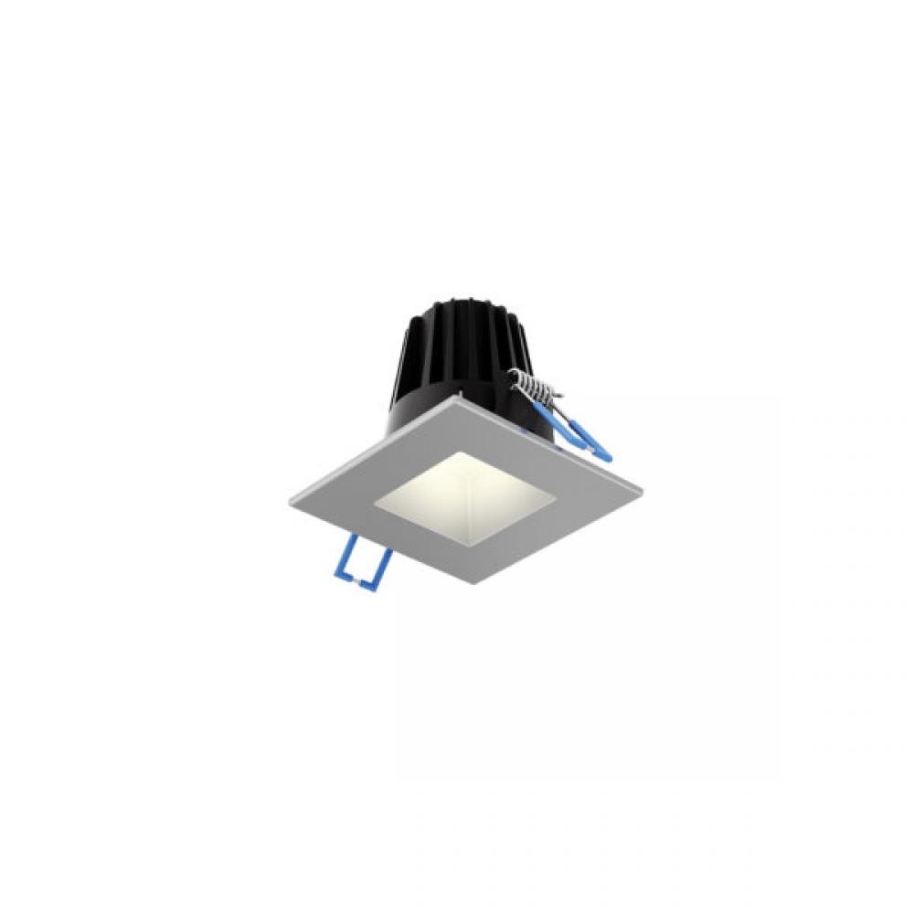 Square regressed recessed light - universal 120V-347V, 0-10V dimming