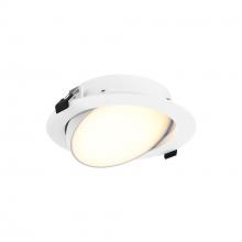 Dals GPN6-CC-V-WH - Multi CCT Round gimbal recessed light - universal 120V-347V, 0-10V dimming