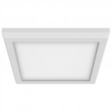 Nuvo 62/1747 - BLINK Pro; 11 Watt; 7 Inch LED Fixture; 3000K; Square Shape; White Finish; 120/277 Volts