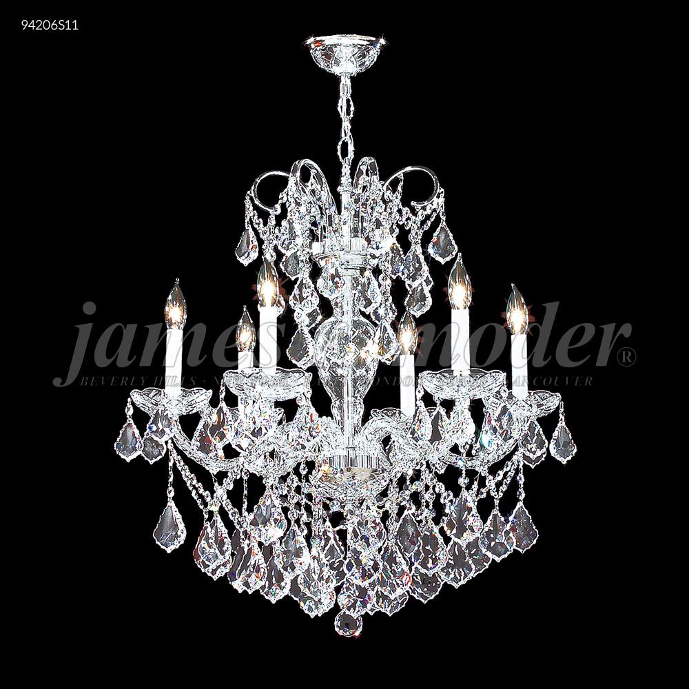 Vienna 6 Glass Arm Chandelier