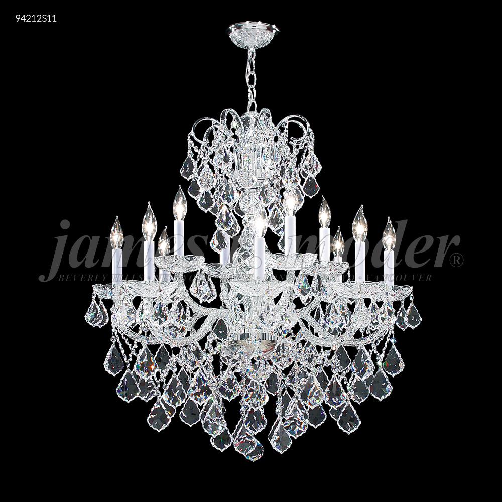 Vienna 12 Glass Arm Chandelier