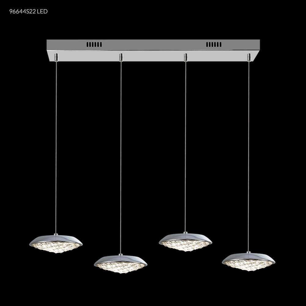 LED Contemporary 1 Light Crystal Chand