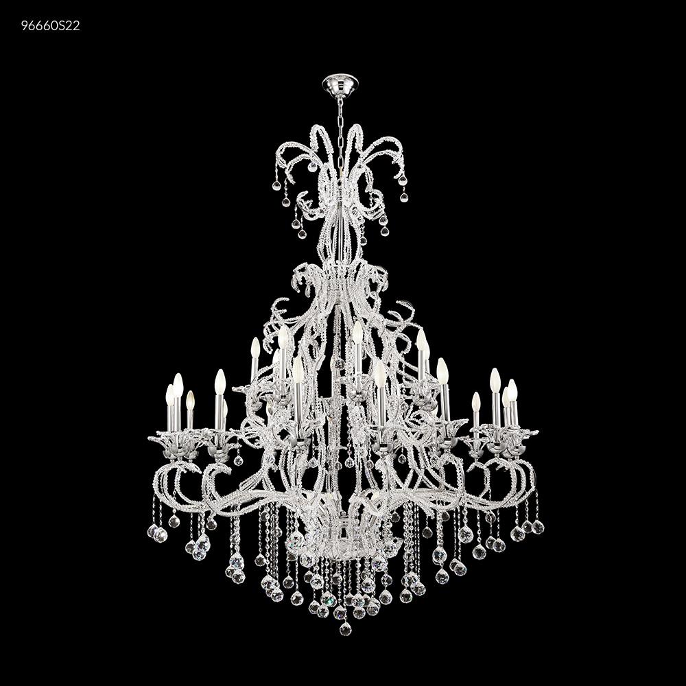 Crystal Bead 16 Arm Chandelier