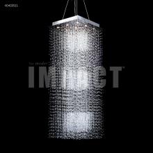 James R Moder 40403S11 - Crystal Rain Entry Chandelier