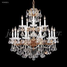 James R Moder 94340BZ11 - Madrid Cast Brass 15 Arm Chandelier