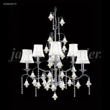 James R Moder 96326AG22E-97 - Murano Collection 6 Arm Chandelier